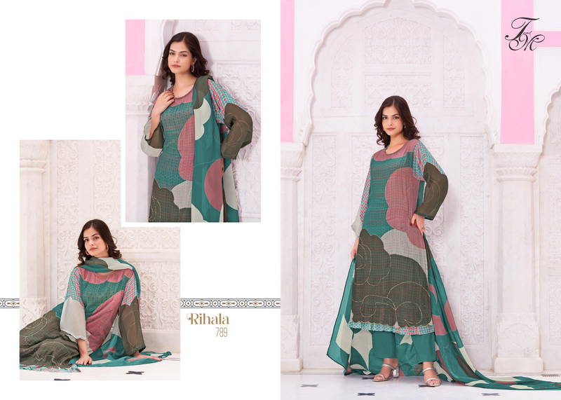 Rihala By T And M Martin Organza Printed Salwar Kameez Wholesale Shop In Surat